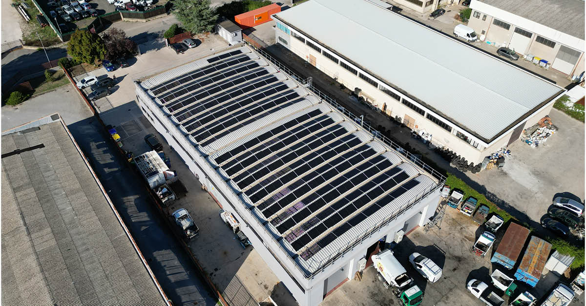 impianto fotovoltaico industriale – Secit 218 kW Perugia4