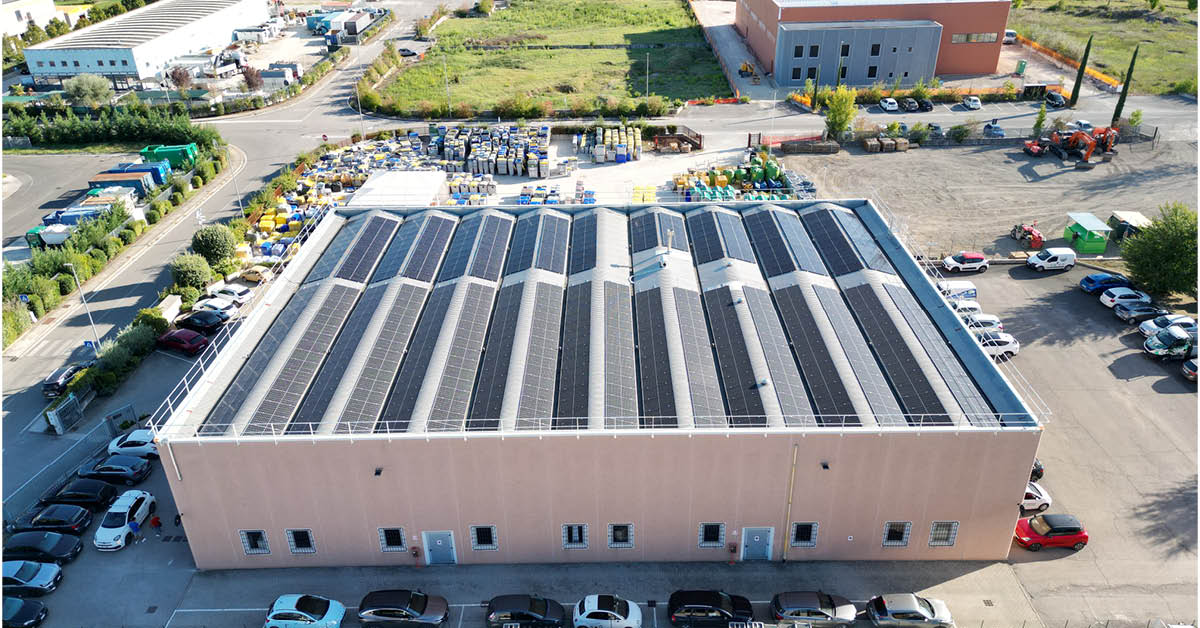 impianto fotovoltaico industriale – Secit 218 kW Perugia6