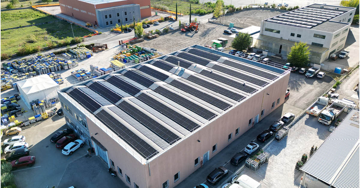 impianto fotovoltaico industriale – Secit 218 kW Perugia7